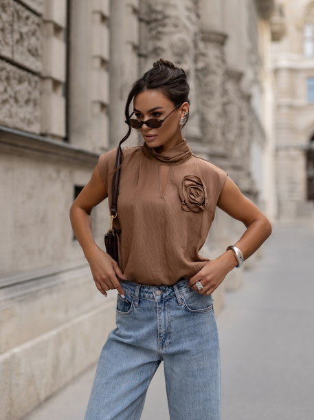 Bluzka Rosaria karmelowa