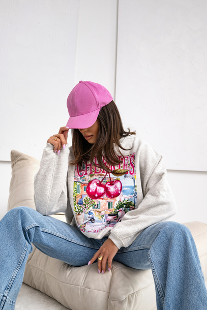 Bluza Cherry szara 