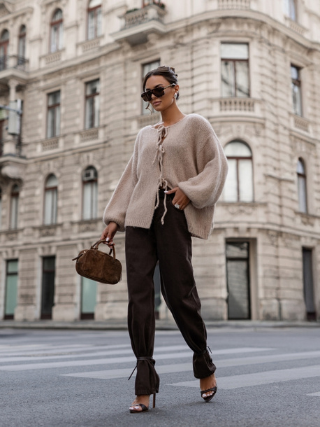 Sweter Premium Marceline beżowy