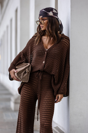 Sweter Tulum brązowy