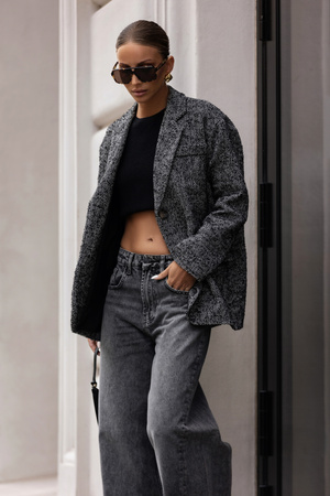 Marynarka Stockholm czarno biała