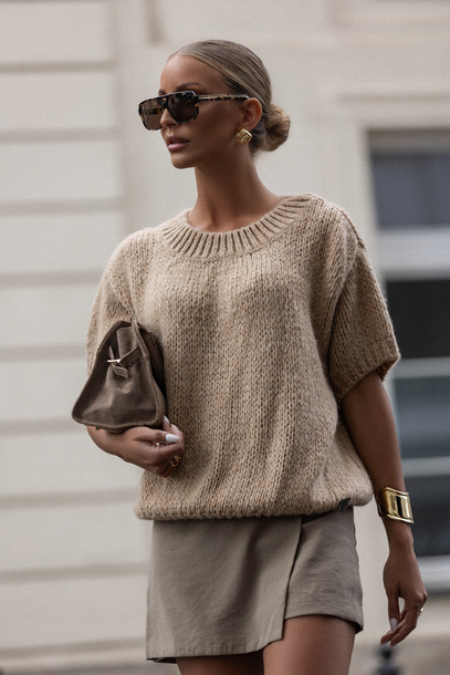 Sweter Copenhagen camel