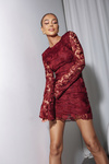 Sukienka Artemis bordowa
