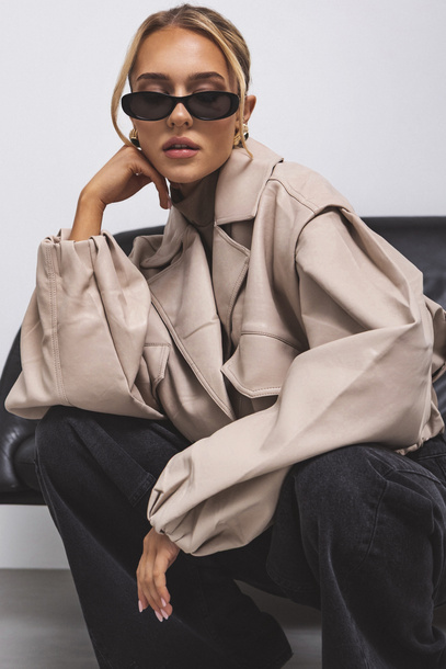 Kurtka Raven beżowa