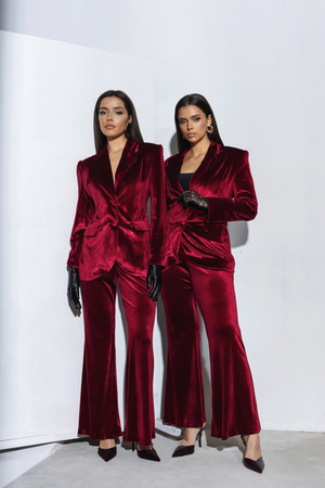 Spodnie Dorell czerwone