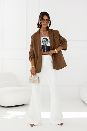 Marynarka Lou brązowa