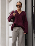 Sweter Premium Maeve bordowy