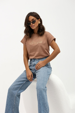 Tshirt Rachel brązowy