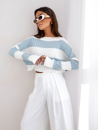 Sweter fiona niebieski