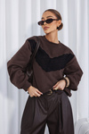 Bluza Anesha czekoladowa