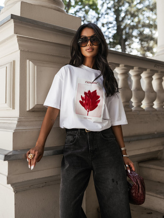 T-shirt Lilian biały