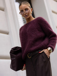 Sweter Premium Noor bordowy