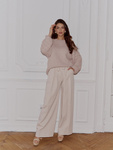 Sweter Mocha pudrowy róż