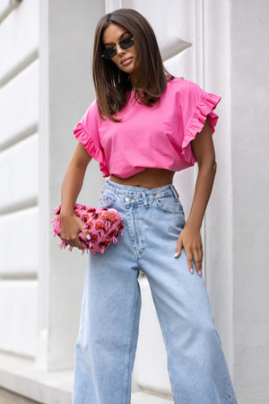 Bluzka Fiore różowa