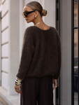 Sweter Premium Noor brązowy