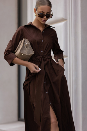 Sukienka Cann brązowa