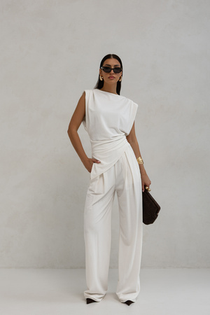 Spodnie Linda białe