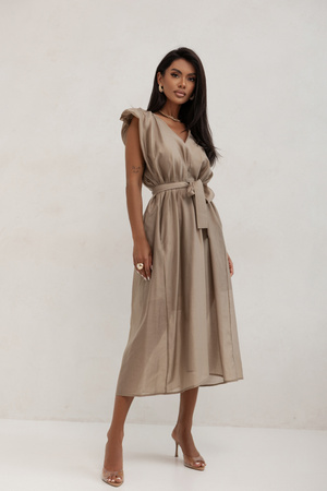 Sukienka Mirella beżowa