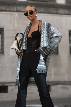 Sweter Sekvana jasny szary