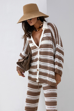 Sweter Tulum karmelowy