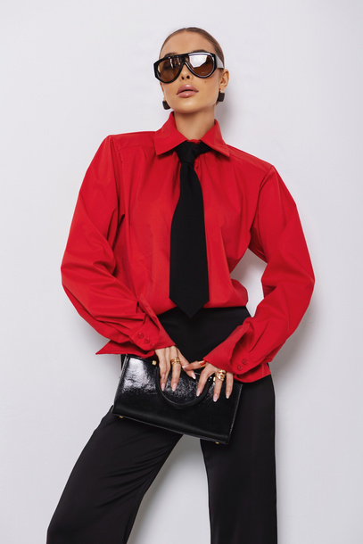 Koszula Mystelle czerwona