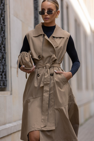 Kamizelka Noele ciemny beż