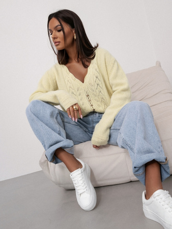 Sweter Premium Anwen żółty