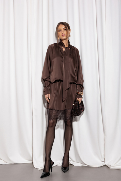 Sukienka Evonna brązowa