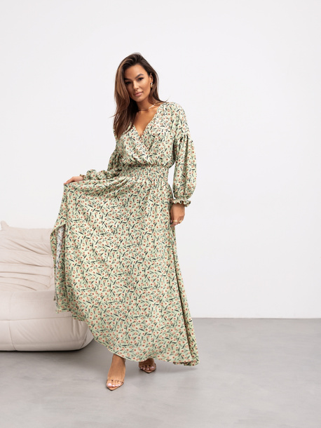 Sukienka Floral Zielona