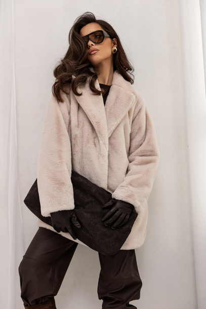 Płaszcz Mirano śmietankowy