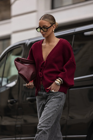 Sweter Odessa bordowy