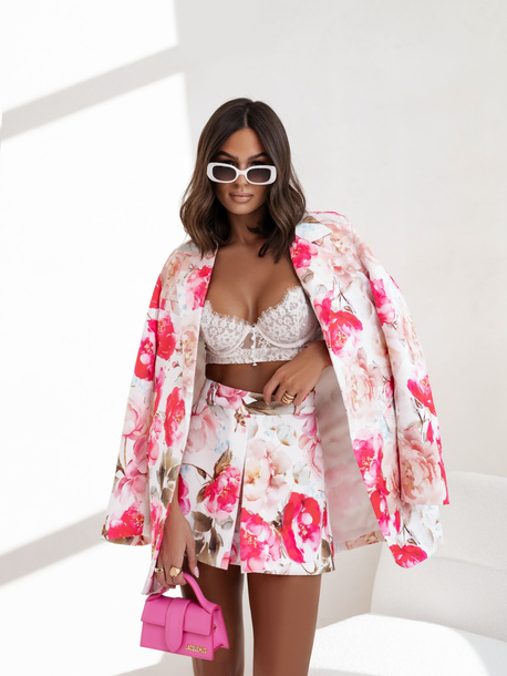 Marynarka Pinky Flower Ecru