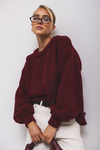 Sweter Velia bordowy