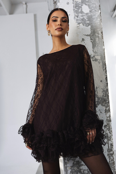 Sukienka Fayra czekoladowa