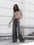 Sweter Split beżowy