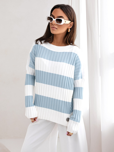 Sweter fiona niebieski