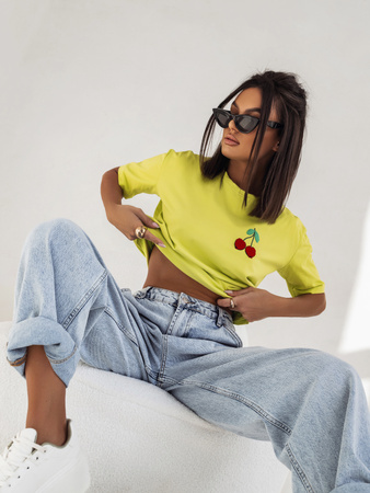 Tshirt Cherry limonka