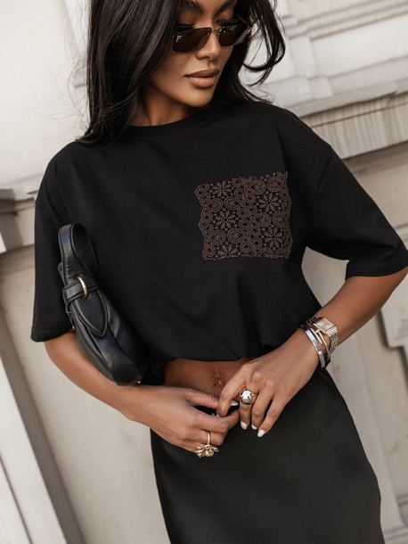T-shirt Venezia czarny