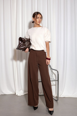 Spodnie Nell brązowe