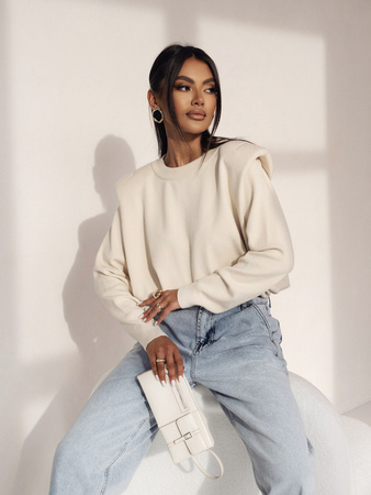 Sweter Malmo jasny beż