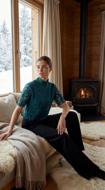 Bluzka Ofelia zielona