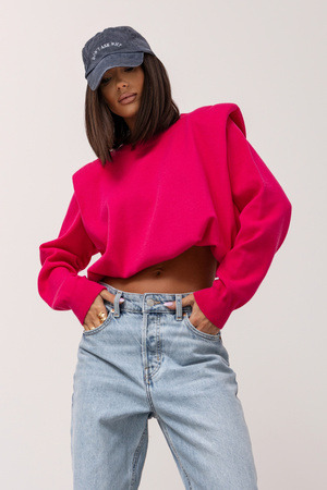 Sweter Malmo amarantowy