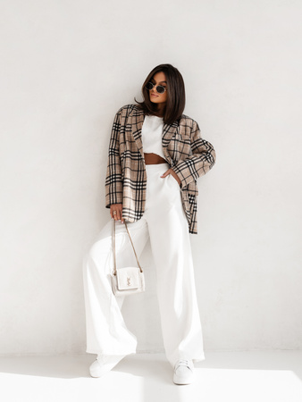 Marynarka Claudie beżowa