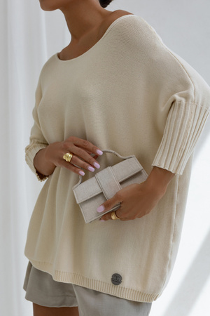 Sweter Oslo jasny beż