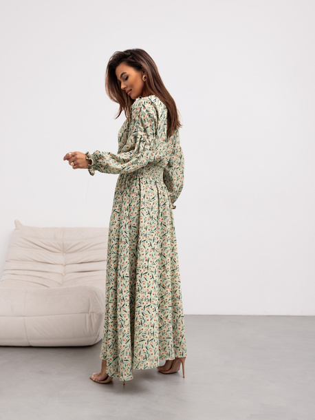 Sukienka Floral Zielona