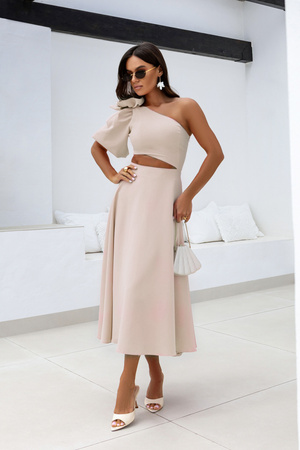 Sukienka Bella beżowa