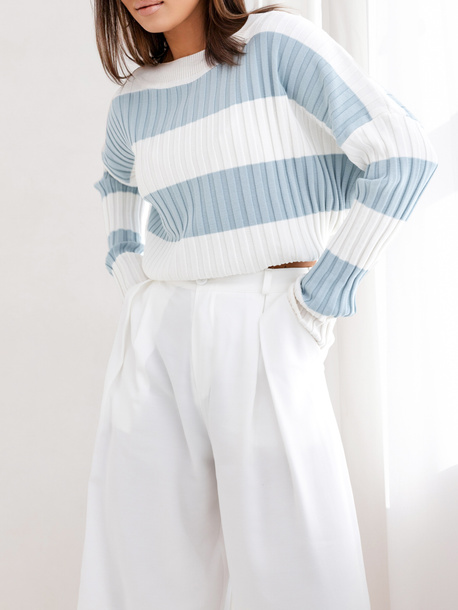 Sweter fiona niebieski