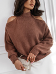 Sweter Premium Ravenna brązowy