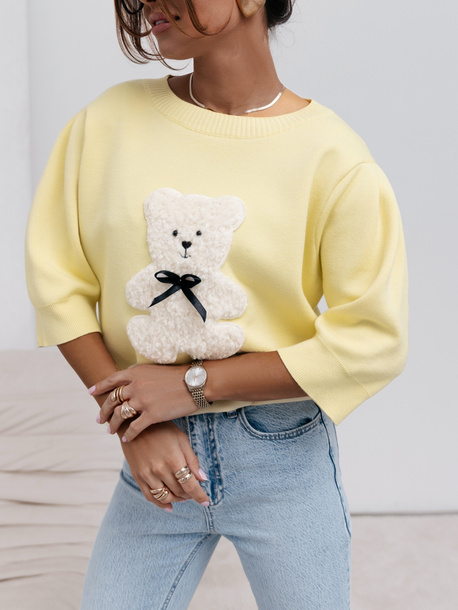 Sweter tedy żółty 