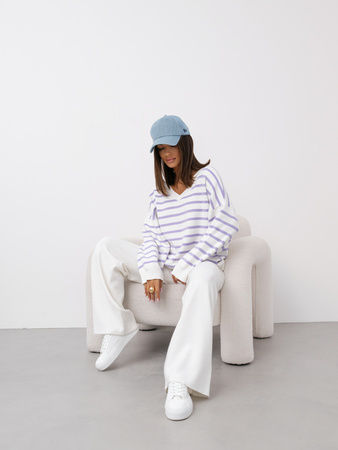 Sweter Leny liliowy